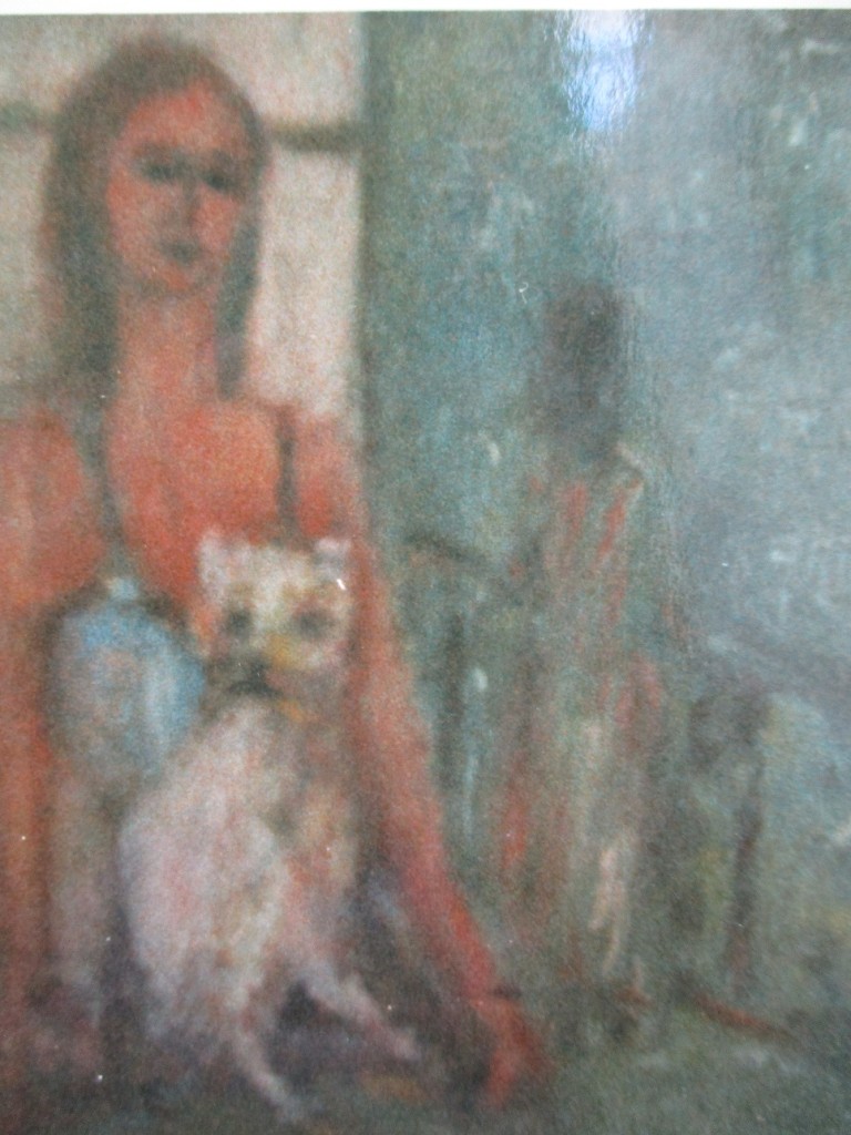 Cat -oil on canvas-30x40cm