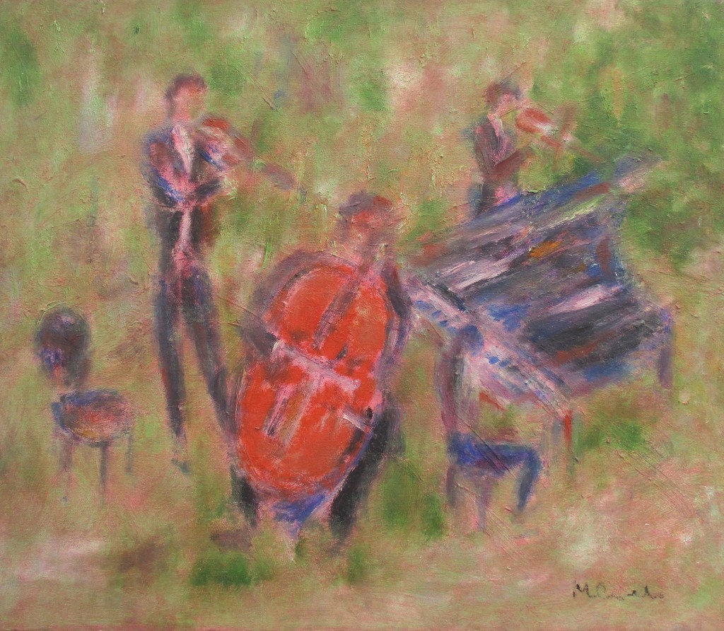 Musicians-oil on canvas-50x60cm