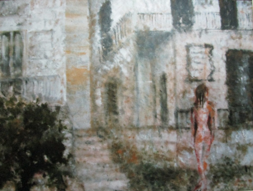 The past-Oil on canvas-50x70 cm