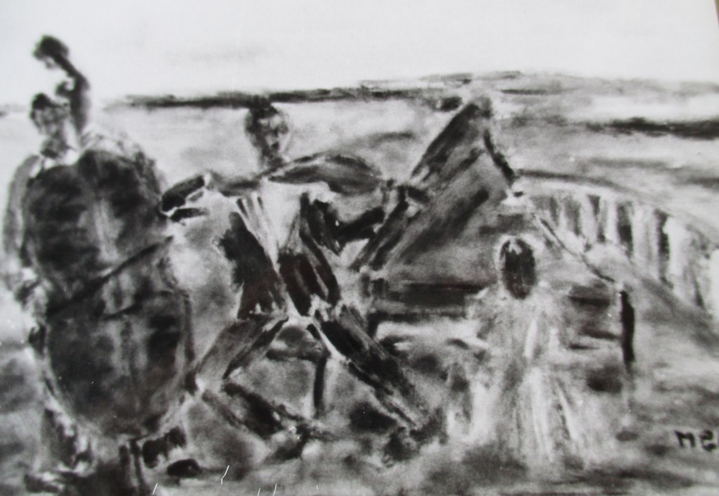 Trio-oil on canvas-50x60cm