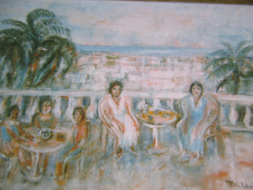 Family relax-oil on canvas-50x70cm