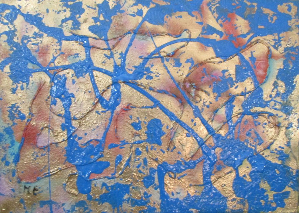Sky-acrylic and mixed media on canvas-50x70cm
