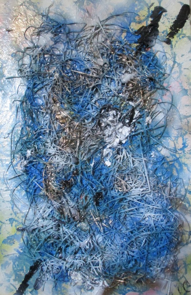 Childhood-mixed media on canvas-40x60cm 