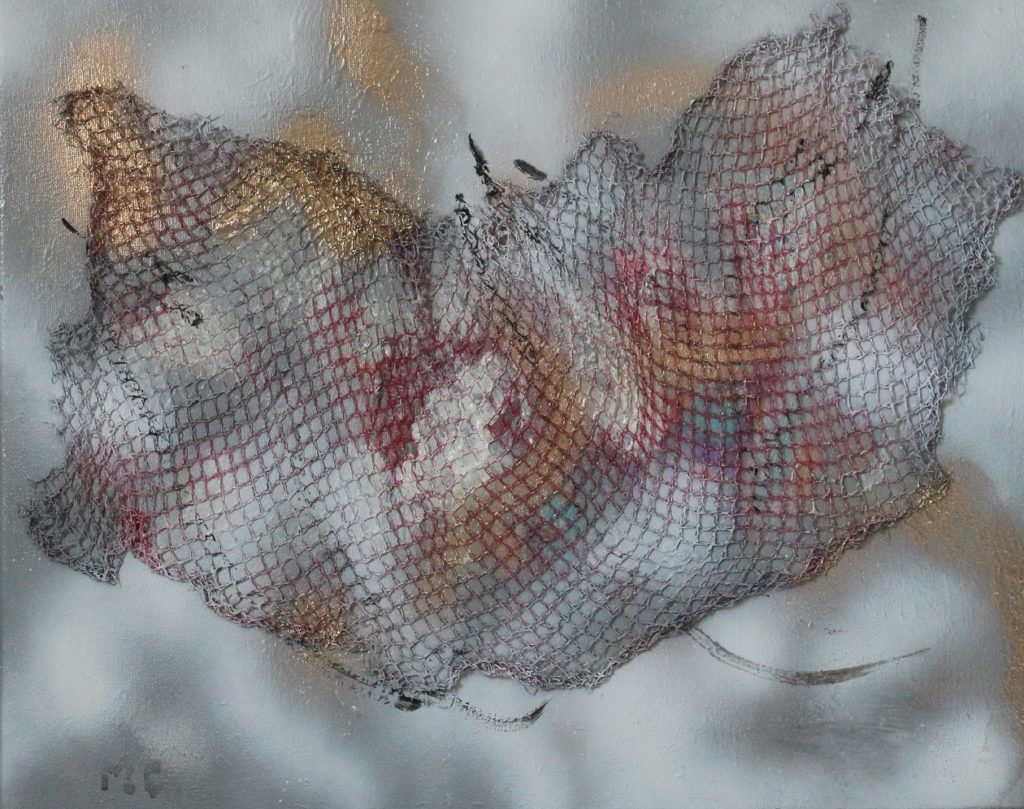 Catching-mixed media on canvas-40x50cm